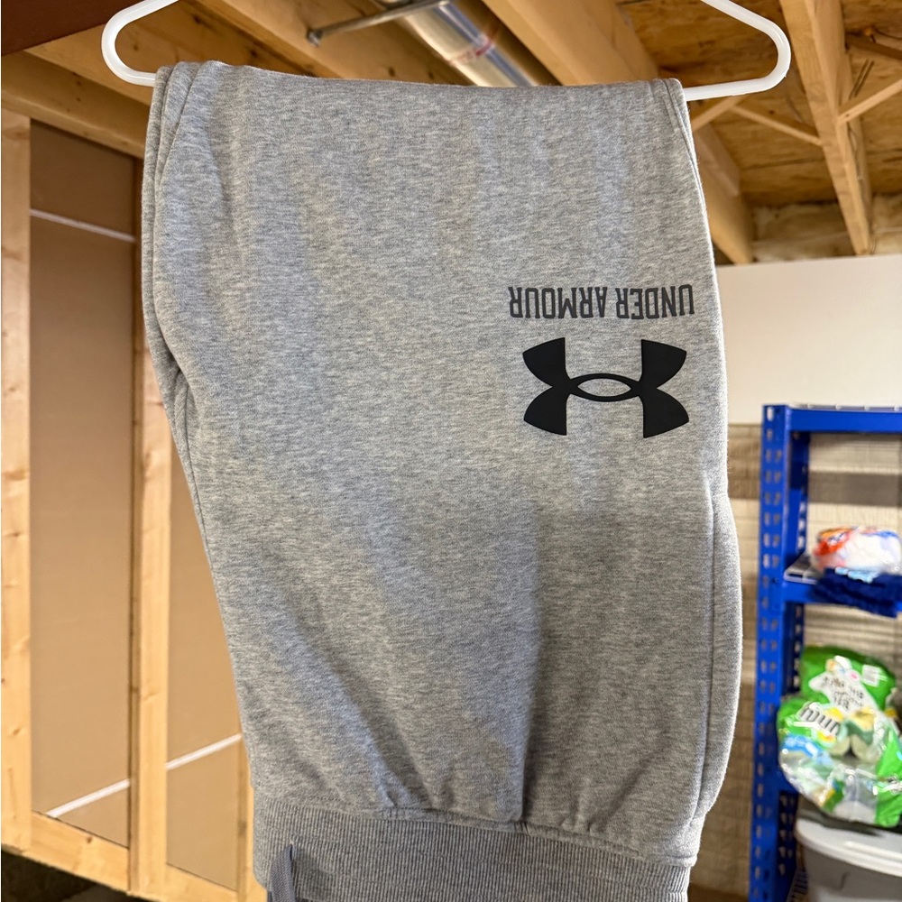 Under Armour Men’s Light Gray Joggers